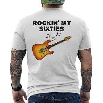 Gitarrist 60 Geburtstag E-Gitarre T-Shirt mit Rückendruck - Seseable