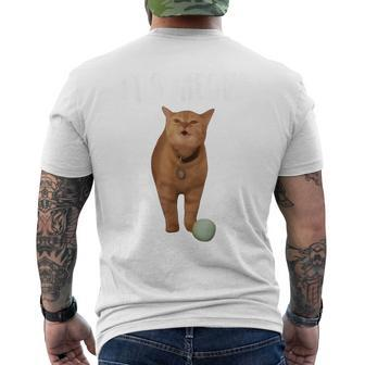 I Go Meow Cat Singing Meme Men's T-shirt Back Print - Monsterry CA