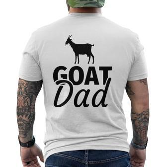 The Goatfather Goat Father Lover Mens Back Print T-shirt | Mazezy