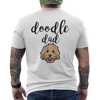 Goldendoodle Dad Goldendoodle For Dad Men's T-shirt Back Print - Monsterry
