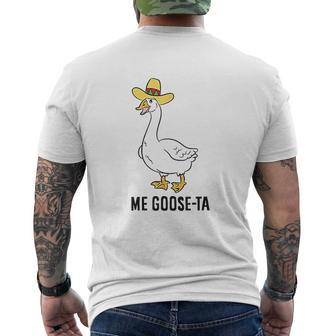 Me Goose Ta Mexican Goose Puns Mens Back Print T-shirt - Thegiftio UK