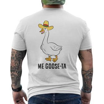 Me Goose Ta Mexican Goose Puns Men's T-shirt Back Print - Monsterry UK