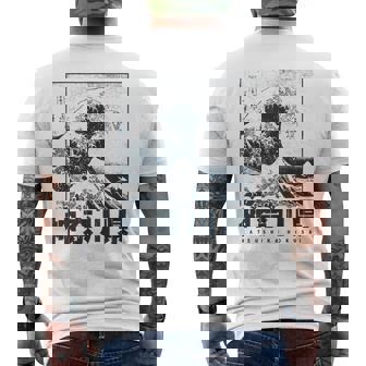 Gran Ola De Kanagawa Japón Arte Estética Japonesa Camiseta Hombre Estampado Espalda - Regaloses