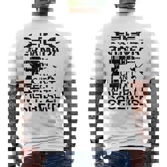 If Grandpa Can't Fix It We Are All Screwed Fathers Day Men's T-shirt Back Print - Thegiftio