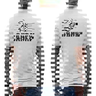 Grandpaw Grandpa Dog Grandpaw Appreciation Men's T-shirt Back Print | Mazezy
