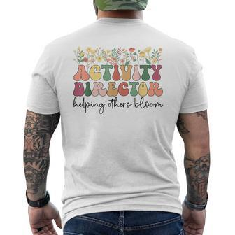 Groovy Activity Director Activity Professional Week Men's T-shirt Back Print - Seseable
