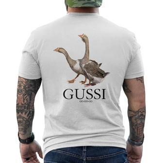 Gussi Go Go Go Mens Back Print T-shirt - Thegiftio UK