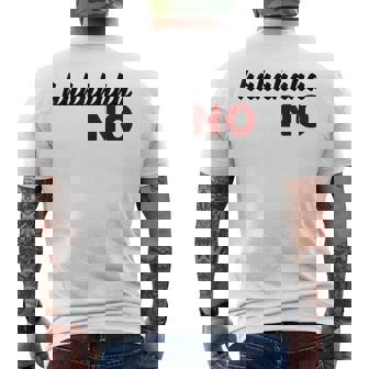 Hahahaha Ha No Divertido Sarcástico Cita Humor Sarcasmo Diciendo Camiseta Hombre Estampado Espalda - Regaloses