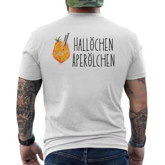 Hallöchen Aperölchen Holy Aperollin Spritz Aperoly Aperoli T-Shirt mit Rückendruck - Seseable