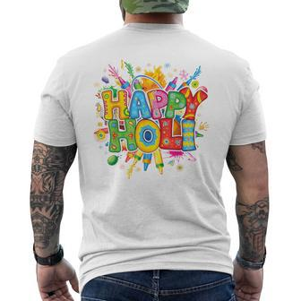 Happy Holi India Colors Festival Spring Toddler Boys Men's T-shirt Back Print | Mazezy UK