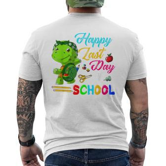 Happy Last Day Of School Turtle Students Teachers Men's T-shirt Back Print - Monsterry CA