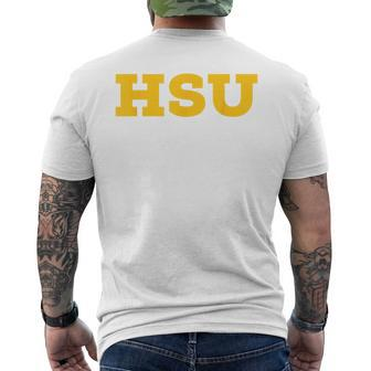 Hardin-Simmons University Hsu Men's T-shirt Back Print - Monsterry AU