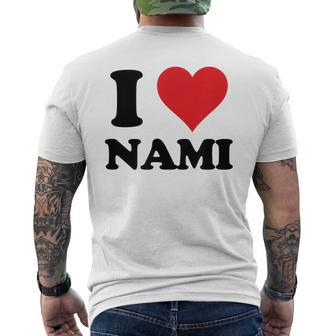 I Heart Nami First Name I Love Personalized Stuff Men's T-shirt Back Print - Thegiftio UK