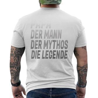 Herrenatertagsgeschenk Papa &Ater Atertag Spruch Raglan T-Shirt mit Rückendruck - Geschenkecke