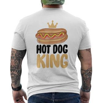 Hot Dog Hotdog King Men's T-shirt Back Print - Monsterry UK