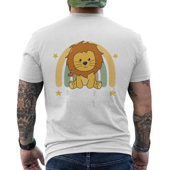 Hurra Ich Bin Jetzt Ein Krippenkind Löwen Kurzärmliges Herren-T-Kurzärmliges Herren-T-Shirt für Kinder - Seseable
