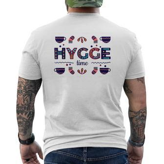 Hygge Time Enjoying Simple Things In Life Men's T-shirt Back Print - Monsterry AU