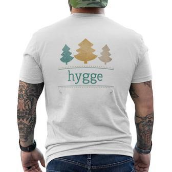 Hygge Winter Scene For Cozy Christmas Men's T-shirt Back Print - Monsterry AU