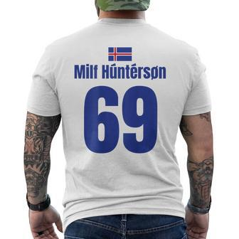 Iceland Sauf Jersey 69 Mallorca Sauf Jersey Milf Hunterson S T-Shirt mit Rückendruck - Seseable