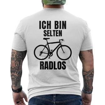 Ich Bin Rten Radlos I'm Rare Radlos T-Shirt mit Rückendruck - Seseable