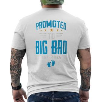 I'm Going To Be A Big Brother 2024 Promoted To Big Bro 2024 Men's T-shirt Back Print - Monsterry
