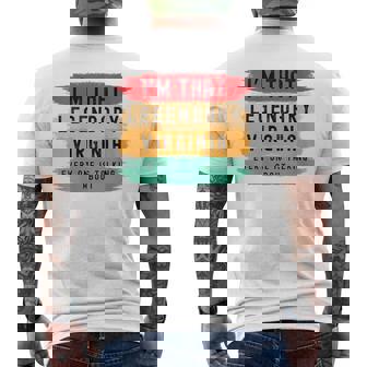 I'm That Legendary Virginia Everyone Is Talking Men's T-shirt Back Print - Thegiftio UK