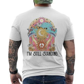 I'm Still Standing Quotes Music Peace Love Forevers Men's T-shirt Back Print - Thegiftio UK