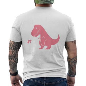 Now I'm Unstoppable T-Rex Dinosaur Men's T-shirt Back Print - Monsterry