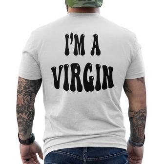 I'm A Virgin White Lie Party Ideas Men's T-shirt Back Print - Monsterry UK