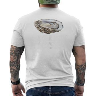 Inappropriate Adult Humor Clam Moister Than An Oyster Men's T-shirt Back Print - Monsterry AU