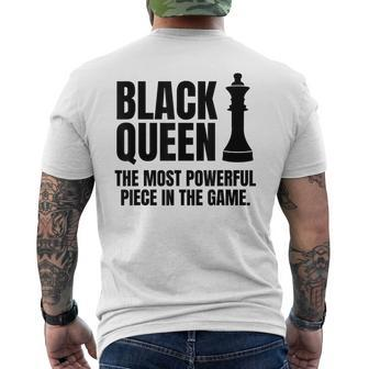 Inspiring Black Queen Men's T-shirt Back Print - Monsterry AU