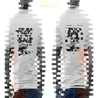 Instant Message Truck Yeah Trucker Mens Back Print T-shirt - Thegiftio