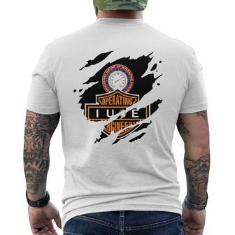 International Union Of Operating Engineers Operating Iuoe Mens Back Print T-shirt - Thegiftio UK