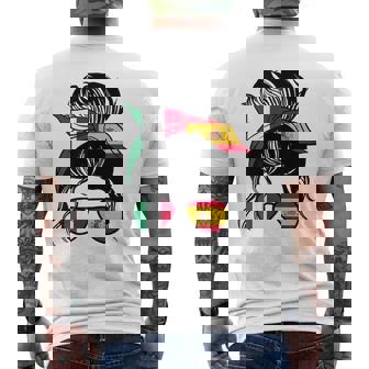Italia Y España Mix Raíces Italianas Camiseta Hombre Estampado Espalda - Regaloses
