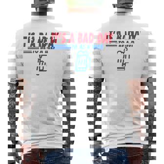 It's A Bad Day To Be A Beer Vintage Drink Beer Men's T-shirt Back Print | Seseable CA