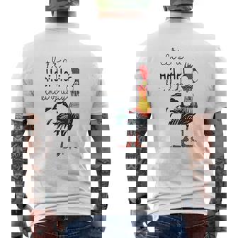 Its A Hei Hei Kind Of A Day Mens Back Print T-shirt - Thegiftio