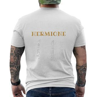 It's A Hermione Thing You Wouldn't Understand Custom Name Men's T-shirt Back Print - Seseable