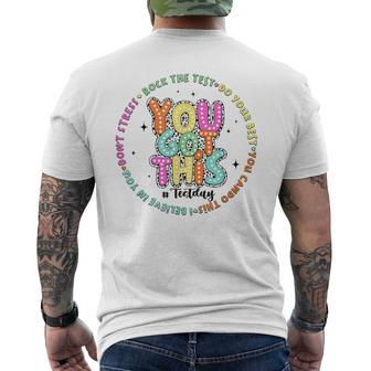 It’S Test Day You Got This Rock The Test Dalmatian Dots Men's T-shirt Back Print | Mazezy UK
