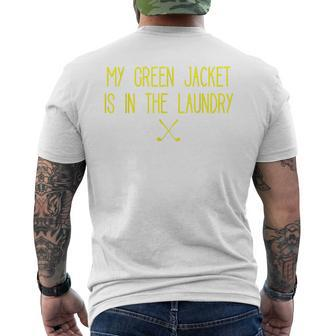 My Jacket In The Wash Golf Men's T-shirt Back Print - Monsterry CA