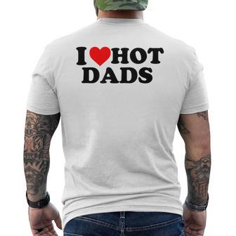 J'aime Hot Dads Tire-Moi Avec Cœur Hot Dads T-shirt imprimé au dos - Cadeauxyz