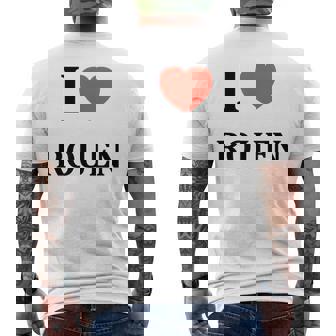 J'aime Maille France Rouen I Love Rouen T-shirt imprimé au dos - Cadeauxyz