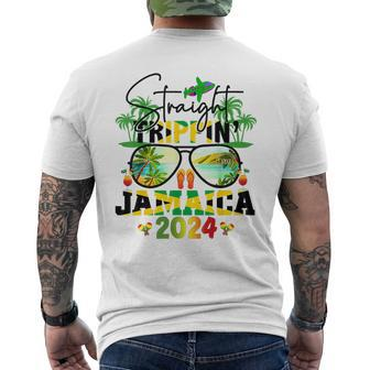 Jamaica 2024 Here We Come Matching Family Vacation Trip Men's T-shirt Back Print - Seseable