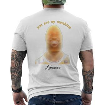 James Meme You Are My Sunshine Joke For And Women Men's T-shirt Back Print | Mazezy