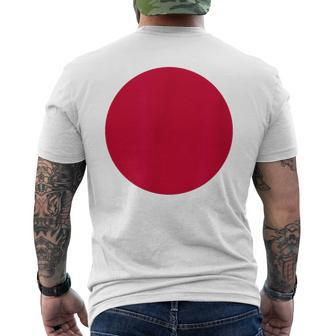 Japan Rising Sun Japanese Flag Nisshoki Hinomaru Men's T-shirt Back Print - Monsterry
