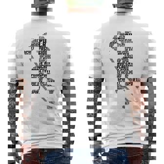 Jugador De Hockey Sobre Hielo Juvenil Niños Hombres Camiseta Hombre Estampado Espalda - Regaloses