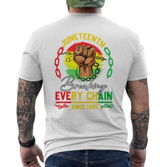 Junenth Celebrate Black Freedom 1865 June 19Th Women Men's T-shirt Back Print - Monsterry AU