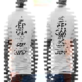 Keep Calm And Let Alex Handle It Name Men's T-shirt Back Print - Seseable