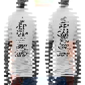 Keep Calm And Let Emily Handle It Name Men's T-shirt Back Print - Seseable