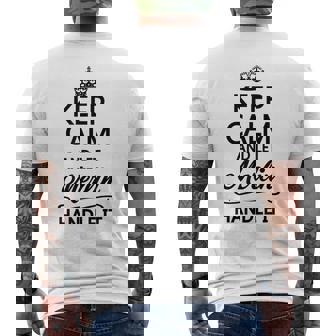 Keep Calm And Let Merlin Handle It Name Men's T-shirt Back Print - Seseable