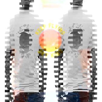 Keep Flying Sky King Mens Back Print T-shirt - Thegiftio